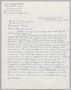 Letter: [Handwritten Letter from Heinrich A. Fahrenkrog to Daniel W. Kempner,…