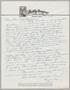 Primary view of [Handwritten Letter from William L. Gatz to Daniel W. Kempner & Jeane Bertig Kempner, November 7, 1951]