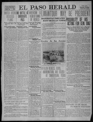 Primary view of object titled 'El Paso Herald (El Paso, Tex.), Ed. 1, Saturday, March 25, 1911'.