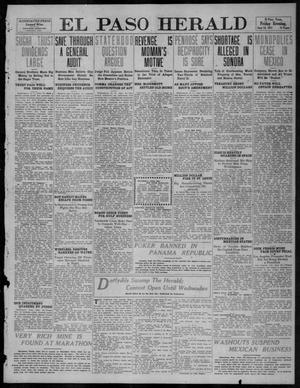 Primary view of object titled 'El Paso Herald (El Paso, Tex.), Ed. 1, Friday, June 16, 1911'.