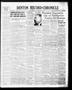 Thumbnail image of item number 1 in: 'Denton Record-Chronicle (Denton, Tex.), Vol. 38, No. 238, Ed. 1 Friday, May 19, 1939'.