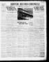 Newspaper: Denton Record-Chronicle (Denton, Tex.), Vol. 38, No. 253, Ed. 1 Tuesd…
