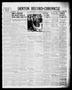 Newspaper: Denton Record-Chronicle (Denton, Tex.), Vol. 38, No. 300, Ed. 1 Monda…
