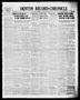 Newspaper: Denton Record-Chronicle (Denton, Tex.), Vol. 39, No. 6, Ed. 1 Monday,…