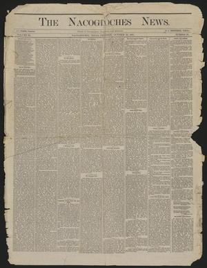 Primary view of object titled 'The Nacogdoches News. (Nacogdoches, Tex.), Vol. 9, No. 40, Ed. 1 Thursday, October 23, 1884'.