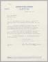 Letter: [Letter from P. E. Senge to Daniel W. Kempner, November 28, 1951]
