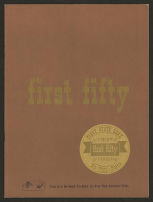 Primary view of object titled 'first fifty'.