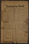 Thumbnail image of item number 1 in: 'Throckmorton Herald (Throckmorton, Tex.), Vol. 1, No. 8, Ed. 1 Friday, October 15, 1920'.