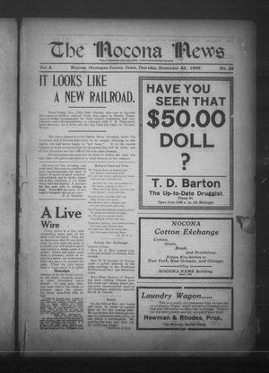 Primary view of object titled 'The Nocona News (Nocona, Tex.), Vol. 2, No. 25, Ed. 1 Thursday, November 22, 1906'.