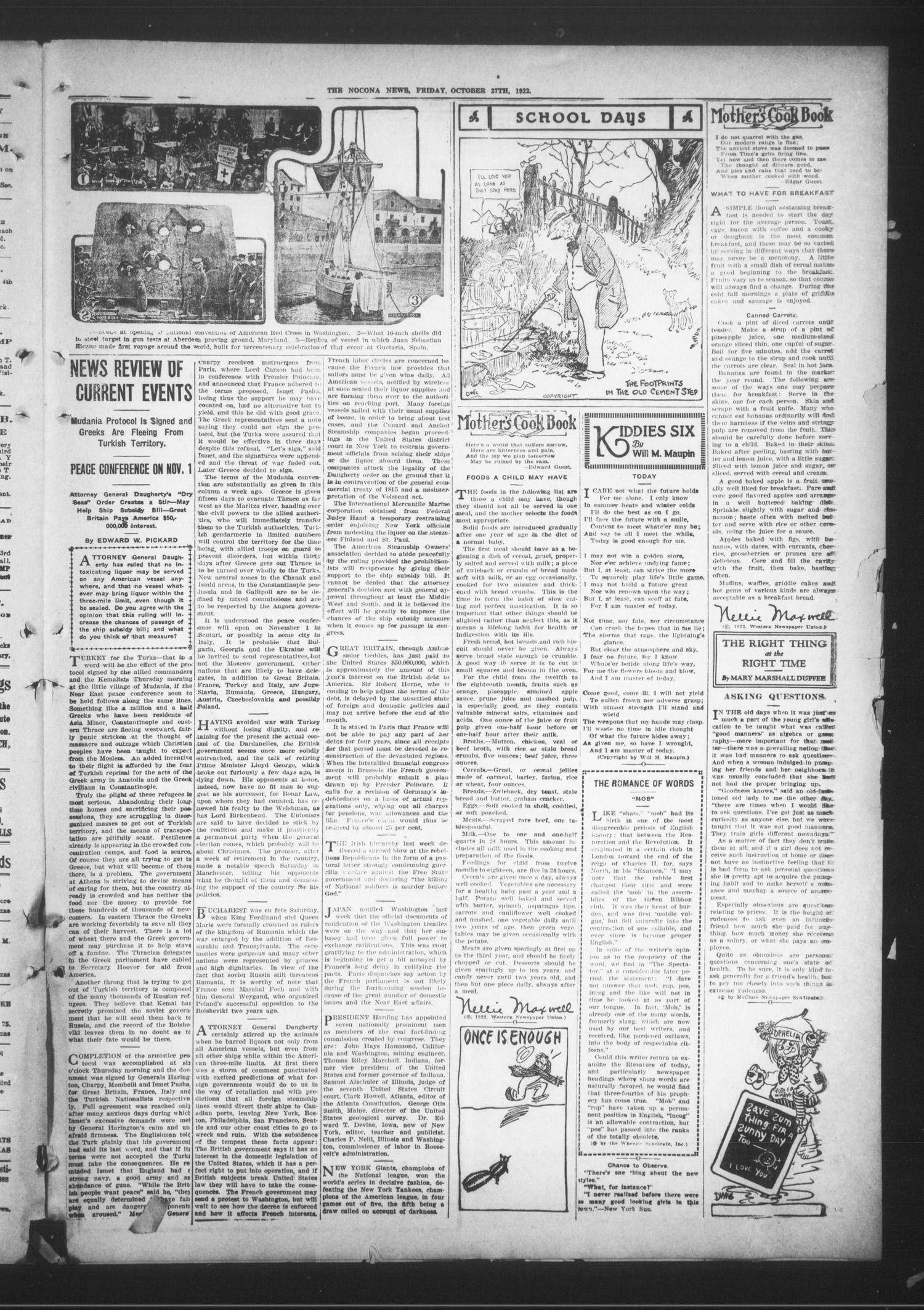 The Nocona News. (Nocona, Tex.), Vol. 18, No. 21, Ed. 1 Friday, October 27, 1922
                                                
                                                    [Sequence #]: 5 of 8
                                                