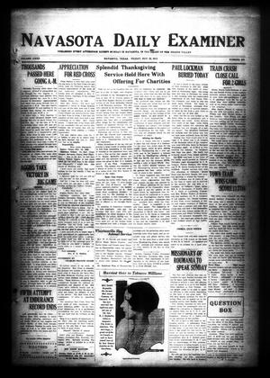 Primary view of object titled 'Navasota Daily Examiner (Navasota, Tex.), Vol. 32, No. 248, Ed. 1 Friday, November 29, 1929'.