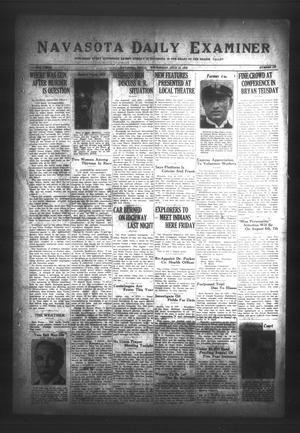 Primary view of object titled 'Navasota Daily Examiner (Navasota, Tex.), Vol. 34, No. 130, Ed. 1 Wednesday, July 13, 1932'.