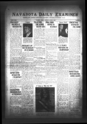 Primary view of Navasota Daily Examiner (Navasota, Tex.), Vol. 34, No. 169, Ed. 1 Saturday, August 27, 1932