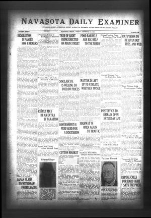 Primary view of object titled 'Navasota Daily Examiner (Navasota, Tex.), Vol. 34, No. 263, Ed. 1 Friday, December 16, 1932'.