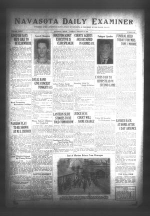 Primary view of object titled 'Navasota Daily Examiner (Navasota, Tex.), Vol. 34, No. 296, Ed. 1 Tuesday, January 24, 1933'.