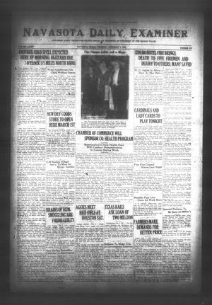 Primary view of Navasota Daily Examiner (Navasota, Tex.), Vol. 34, No. 310, Ed. 1 Thursday, February 9, 1933