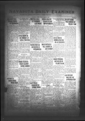 Primary view of Navasota Daily Examiner (Navasota, Tex.), Vol. 35, No. 41, Ed. 1 Friday, March 31, 1933