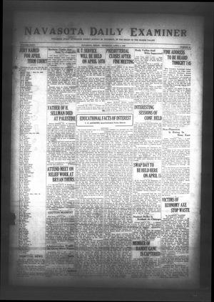 Primary view of object titled 'Navasota Daily Examiner (Navasota, Tex.), Vol. 35, No. 46, Ed. 1 Thursday, April 6, 1933'.
