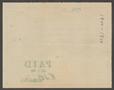 Thumbnail image of item number 2 in: '[Collin County Tax Receipt #12128]'.