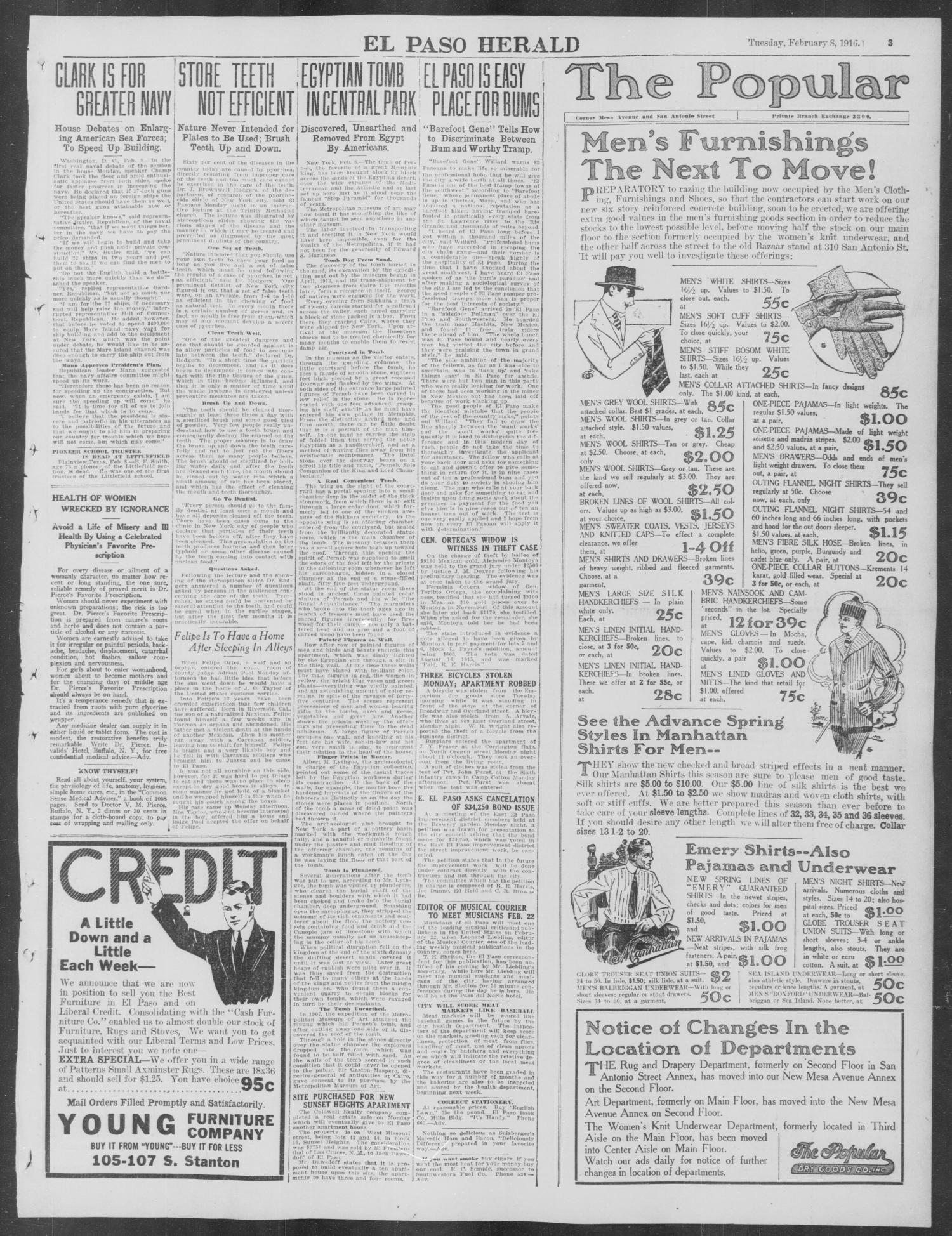 El Paso Herald (El Paso, Tex.), Ed. 1, Tuesday, February 8, 1916
                                                
                                                    [Sequence #]: 3 of 12
                                                