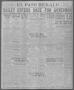 Newspaper: El Paso Herald (El Paso, Tex.), Ed. 1, Wednesday, February 18, 1920