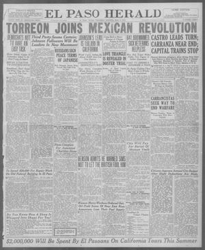 Primary view of object titled 'El Paso Herald (El Paso, Tex.), Ed. 1, Thursday, May 6, 1920'.