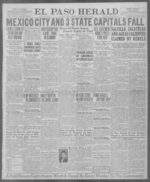Primary view of object titled 'El Paso Herald (El Paso, Tex.), Ed. 1, Saturday, May 8, 1920'.