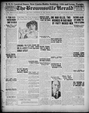 Primary view of object titled 'The Brownsville Herald (Brownsville, Tex.), Vol. 28, No. 298, Ed. 1 Monday, April 24, 1922'.