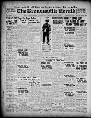 Primary view of object titled 'The Brownsville Herald (Brownsville, Tex.), Vol. 29, No. 55, Ed. 1 Wednesday, August 30, 1922'.