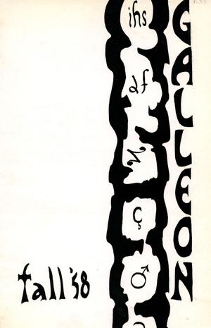 Primary view of object titled 'The Galleon, Volume 35, Number 1, Fall 1958'.