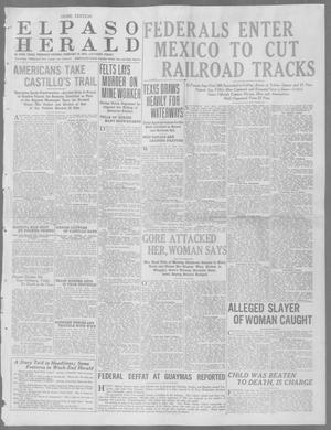 Primary view of object titled 'El Paso Herald (El Paso, Tex.), Ed. 1, Thursday, February 12, 1914'.