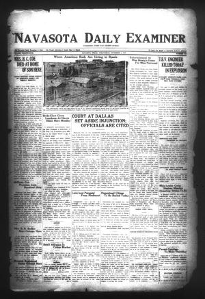 Primary view of object titled 'Navasota Daily Examiner (Navasota, Tex.), Vol. 25, No. 242, Ed. 1 Wednesday, November 1, 1922'.