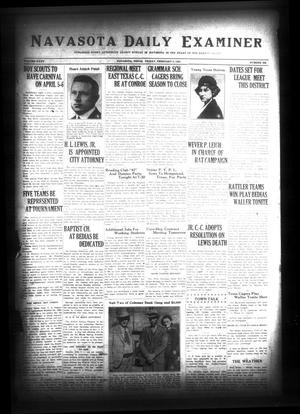Primary view of Navasota Daily Examiner (Navasota, Tex.), Vol. 35, No. 309, Ed. 1 Friday, February 9, 1934