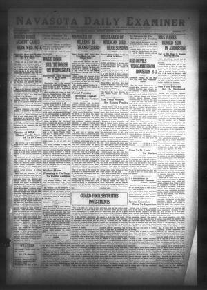 Primary view of object titled 'Navasota Daily Examiner (Navasota, Tex.), Vol. 39, No. 137, Ed. 1 Monday, August 2, 1937'.
