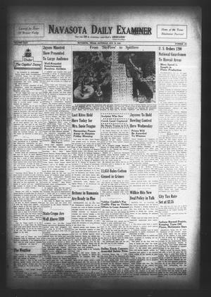 Primary view of object titled 'Navasota Daily Examiner (Navasota, Tex.), Vol. 46, No. 191, Ed. 1 Saturday, October 12, 1940'.
