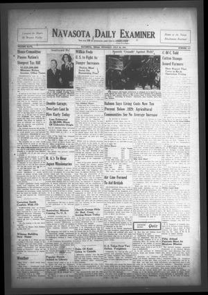 Primary view of object titled 'Navasota Daily Examiner (Navasota, Tex.), Vol. 47, No. 117, Ed. 1 Thursday, July 24, 1941'.