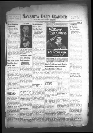 Primary view of object titled 'Navasota Daily Examiner (Navasota, Tex.), Vol. 47, No. 282, Ed. 1 Wednesday, February 4, 1942'.
