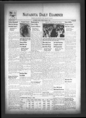 Primary view of object titled 'Navasota Daily Examiner (Navasota, Tex.), Vol. 48, No. 1, Ed. 1 Friday, March 13, 1942'.