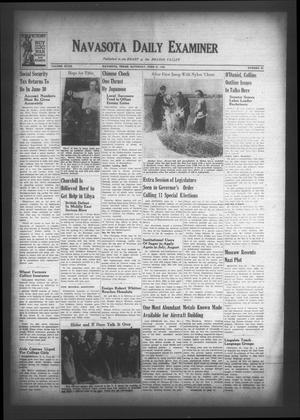 Primary view of object titled 'Navasota Daily Examiner (Navasota, Tex.), Vol. 47, No. 86, Ed. 1 Saturday, June 20, 1942'.