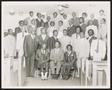 Photograph: [Group Photograph of Lee Brown and the Men of a Church Congregation]