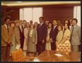 Primary view of [Photograph of Lee Brown and Kathy Whitmire with City Employees]
