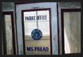 Photograph: [Photograph of the Parole Office Door at the Central Prison Unit]
