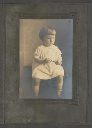 Primary view of object titled '[Portrait of a Young Child #2]'.