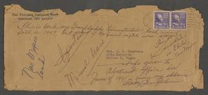 Primary view of object titled '[Envelope Addressed to Mrs. Chambers]'.