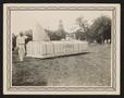 Thumbnail image of item number 1 in: '[People Walking in Field Near a Parade Float]'.