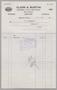 Primary view of [Invoice for Balance Due to Clark & Martin, September 1950]