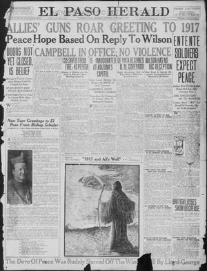 Primary view of object titled 'El Paso Herald (El Paso, Tex.), Ed. 1, Monday, January 1, 1917'.