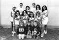Photograph: [Cheerleaders with Elementary Students]