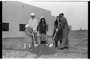 Primary view of object titled '[Groundbreaking for General Education Classroom Building Photograph]'.