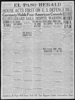 Primary view of object titled 'El Paso Herald (El Paso, Tex.), Ed. 1, Wednesday, February 28, 1917'.